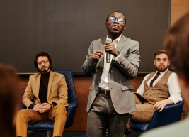 Speaker and audience